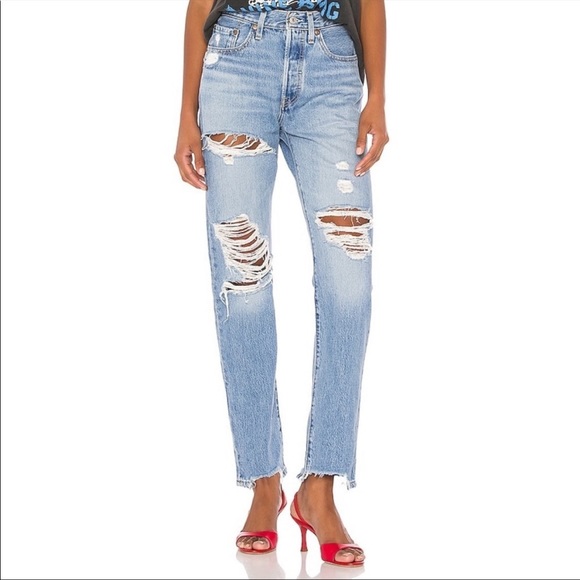 Levis 501 Straight Leg Jean in Luxor Street - Picture 1 of 8